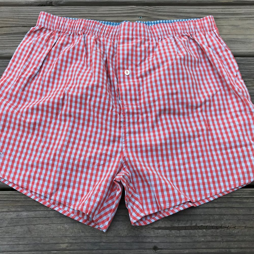 Lacoste Men Underwear Boxer Orange/Gray Under XL - Picture 2 of 8